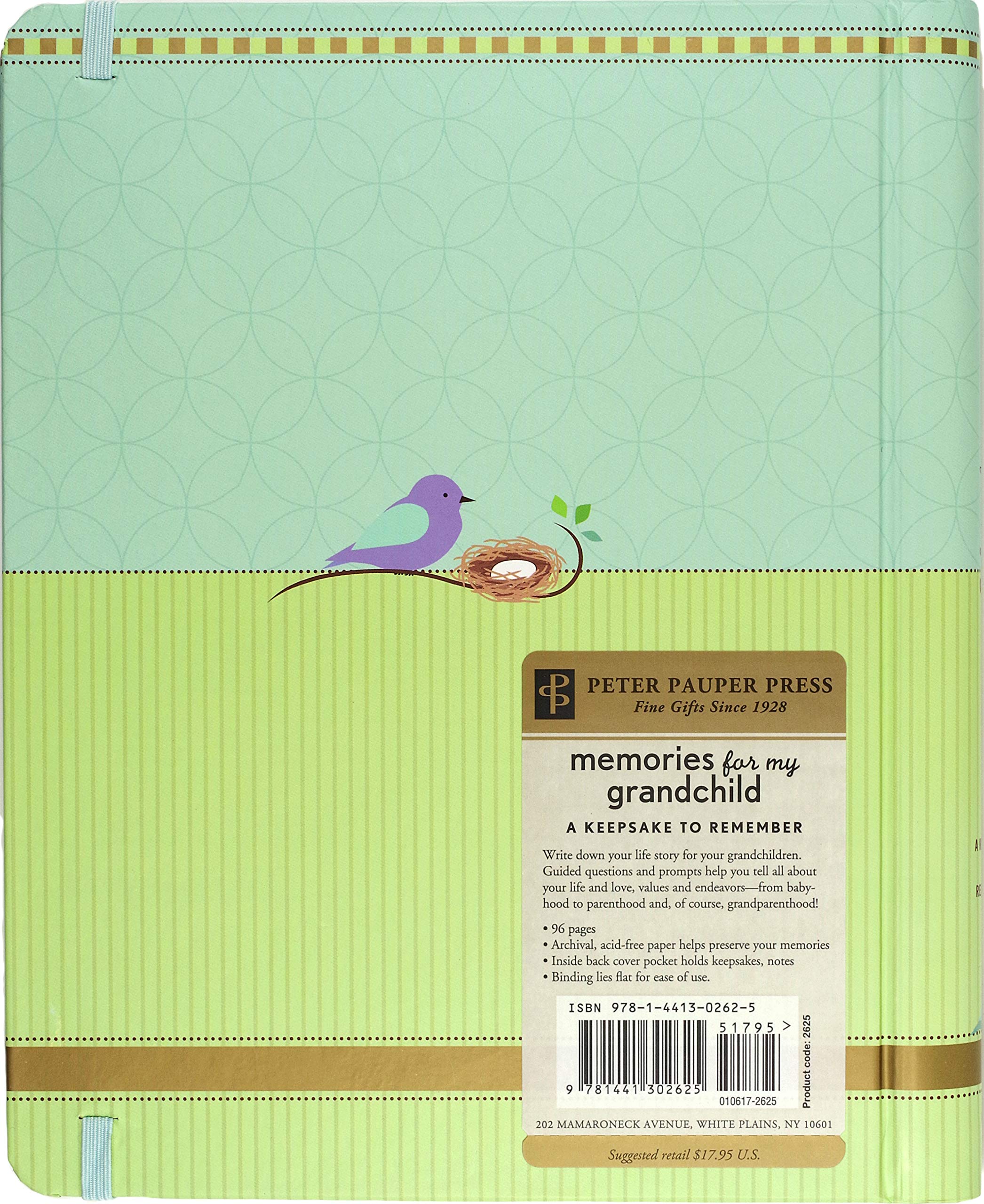 Memories for My Grandchild: A Keepsake to Remember (Grandparent's Memory Book) Memories for My Grandchild: A Keepsake to Remember (Grandparent's Memory Book) Hardcover-spiral