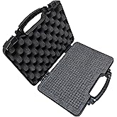 Cedar Mill Fine Firearms Hard Gun Cases for Handguns - TSA Approved Firearm Travel Case, Military-Grade Pistol Carrying Case with DS3TeK, Dual-Lock System & Customizable EPE Foam