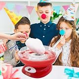 Global Gizmos Candy Floss Machine - Retro Cotton Candy Maker 500W Non-Slip Base view 7
