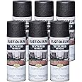 Rust-Oleum 252303-6PK Stops Rust Metallic Textured Spray Paint, 12 Oz, Galaxy, 6 Pack