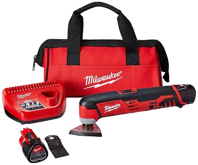 Milwaukee Electric Tool 2426-22 M-12 Oscillating Tool Kit, 12-V