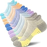 cuangya Ankle Socks for Women - Athletic Low Cut Running Cushioned Socks (3-5 Pairs)