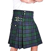 DSS KILTS- Men's Heavy Tartan Utility Kilt-Kilt for Men