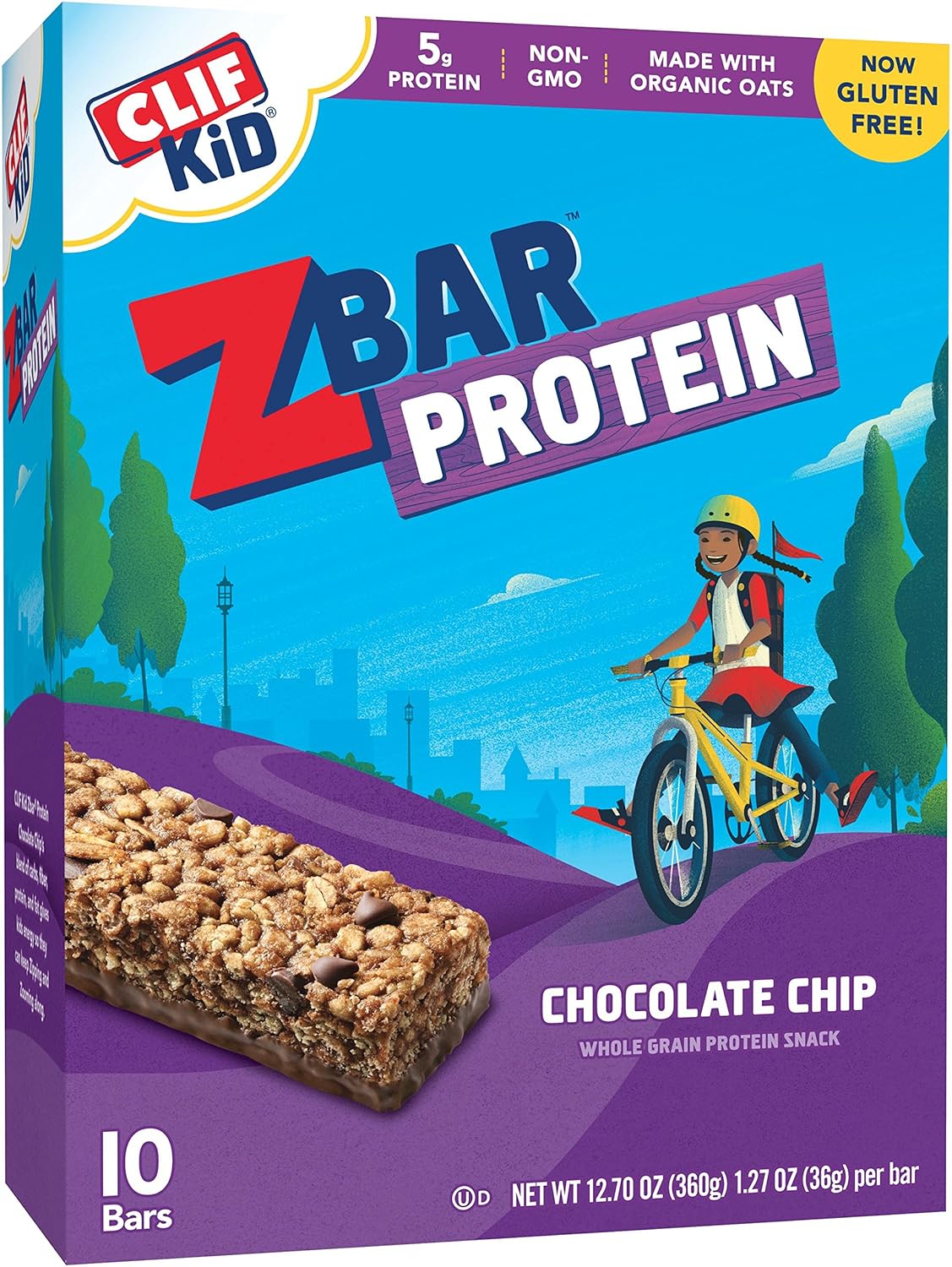 Clif Kid ZBAR Protein Snack Bar Chocolate Chip (1.27