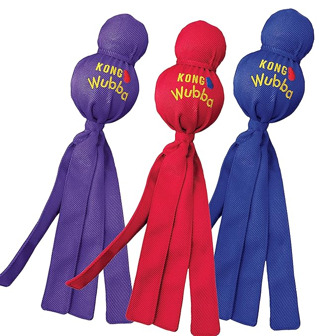 Kong Wubba Hundespielzeug quietschend Größe L