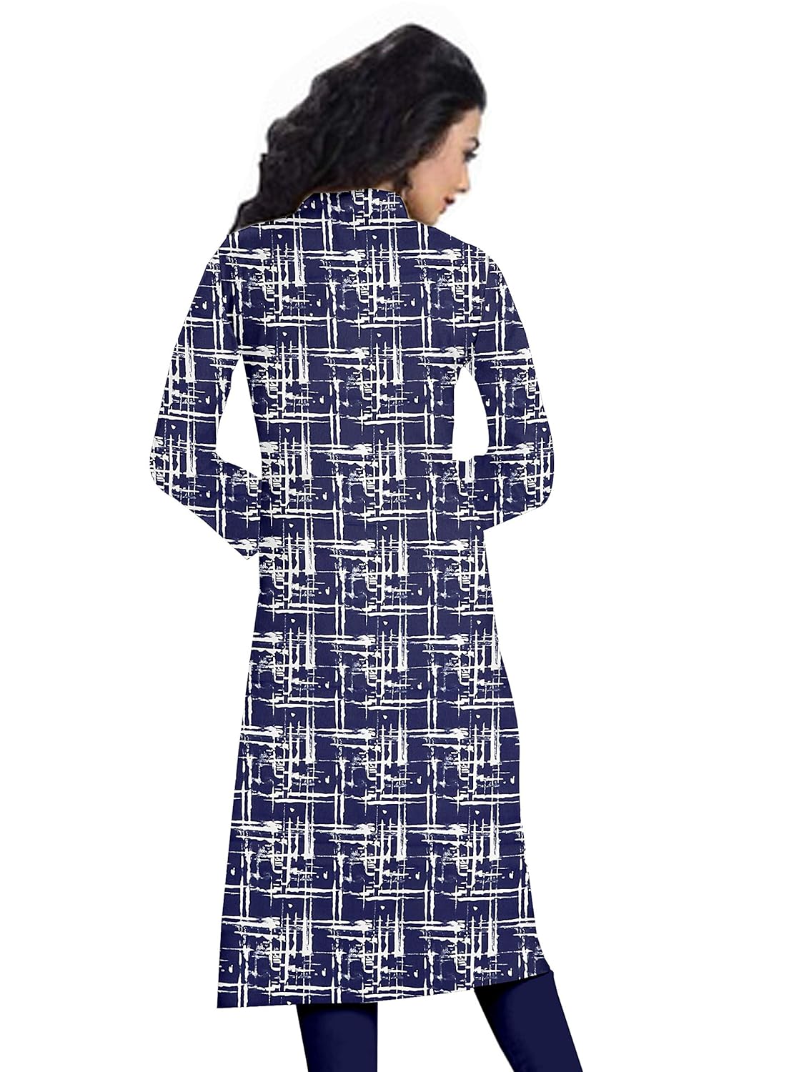 pramukh fashion women's semi-stitched crepe kurti(m-140_multicolour_46)