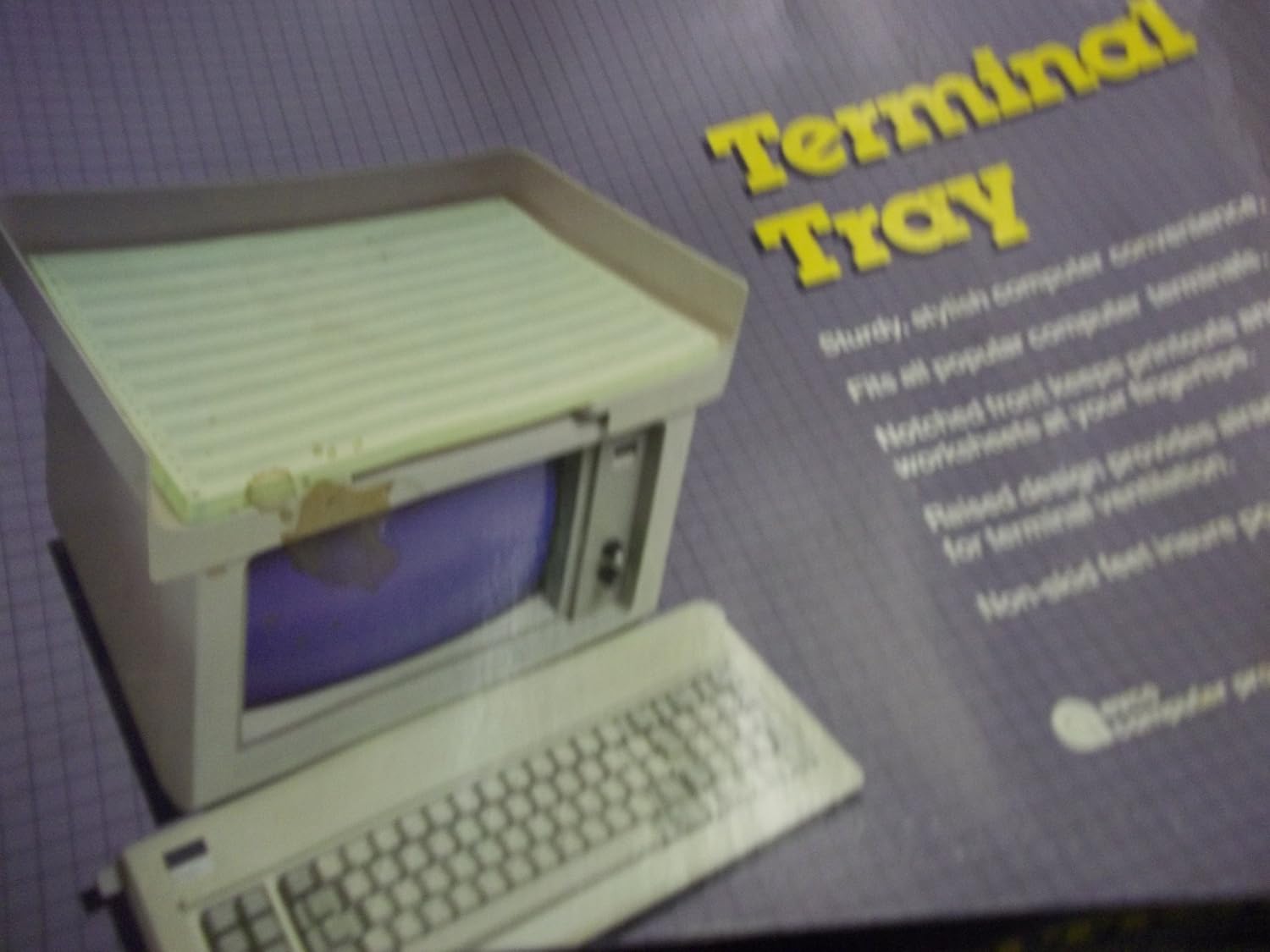 Evco, Terminal Tray, 1204, White, Holds 11" x 14 7/8