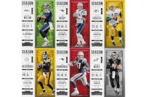 COMPLETE MINT SET 2017 Panini Contenders Season Ticket NFL Football Complete Mint 100 Card Basic Veteran Players Set Loaded with Stars including Tom Brady Carson Wentz Rob Gronkowski Myles Garrett Rookie Card and More