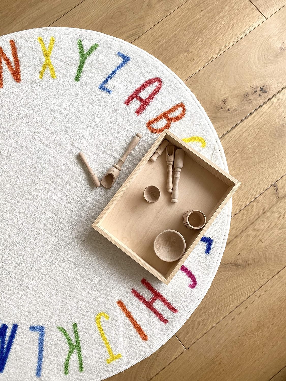 alphabet nursery rug