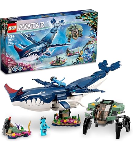 Amazon.com: Lego Avatar: The Way of Water Payakan The Tulkun