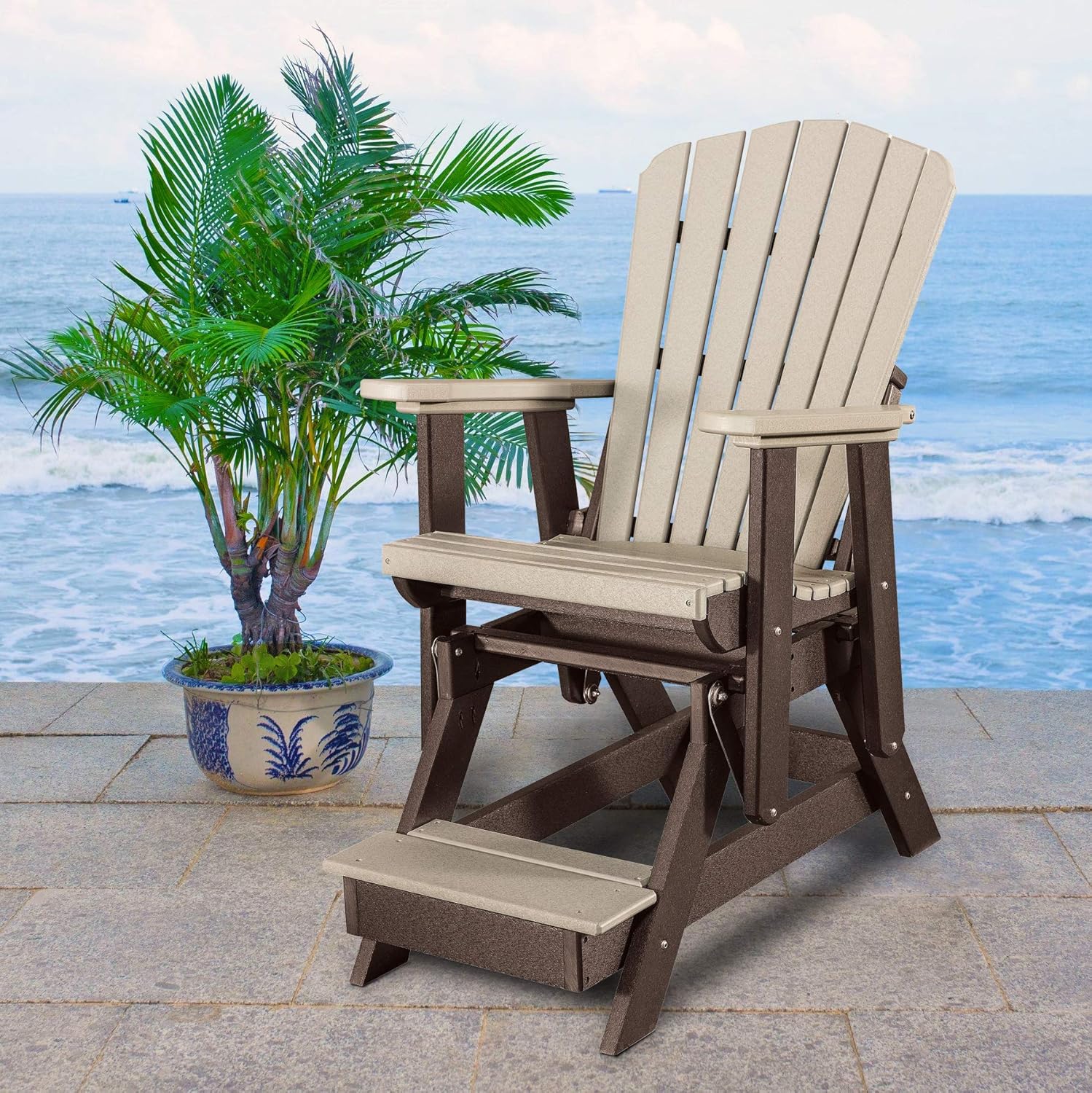 American Furniture Classics 516WWTB Planeador Trasero para Ventilador