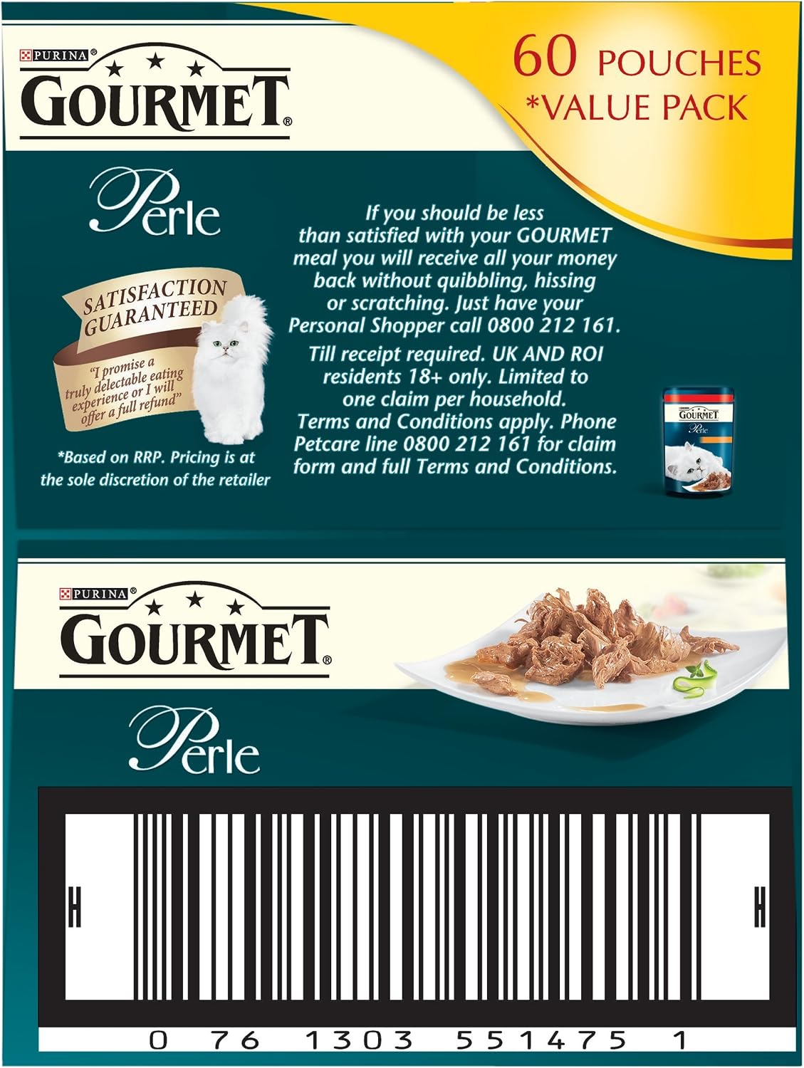 Gourmet Perle Chef's Collection in Gravy, 60 x 85 g, brown, 85 g (Pack of 60) - Image 4