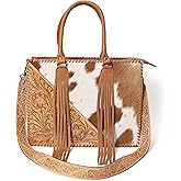 Merbaa Women Natural Cowhide Leather Hand Bag With Adjustable Detachable Strap | Leather Handbag | Purse | Side Sling Bag