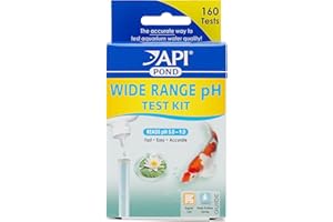 API POND WIDE RANGE pH TEST KIT 160-Test Pond Water Test Kit