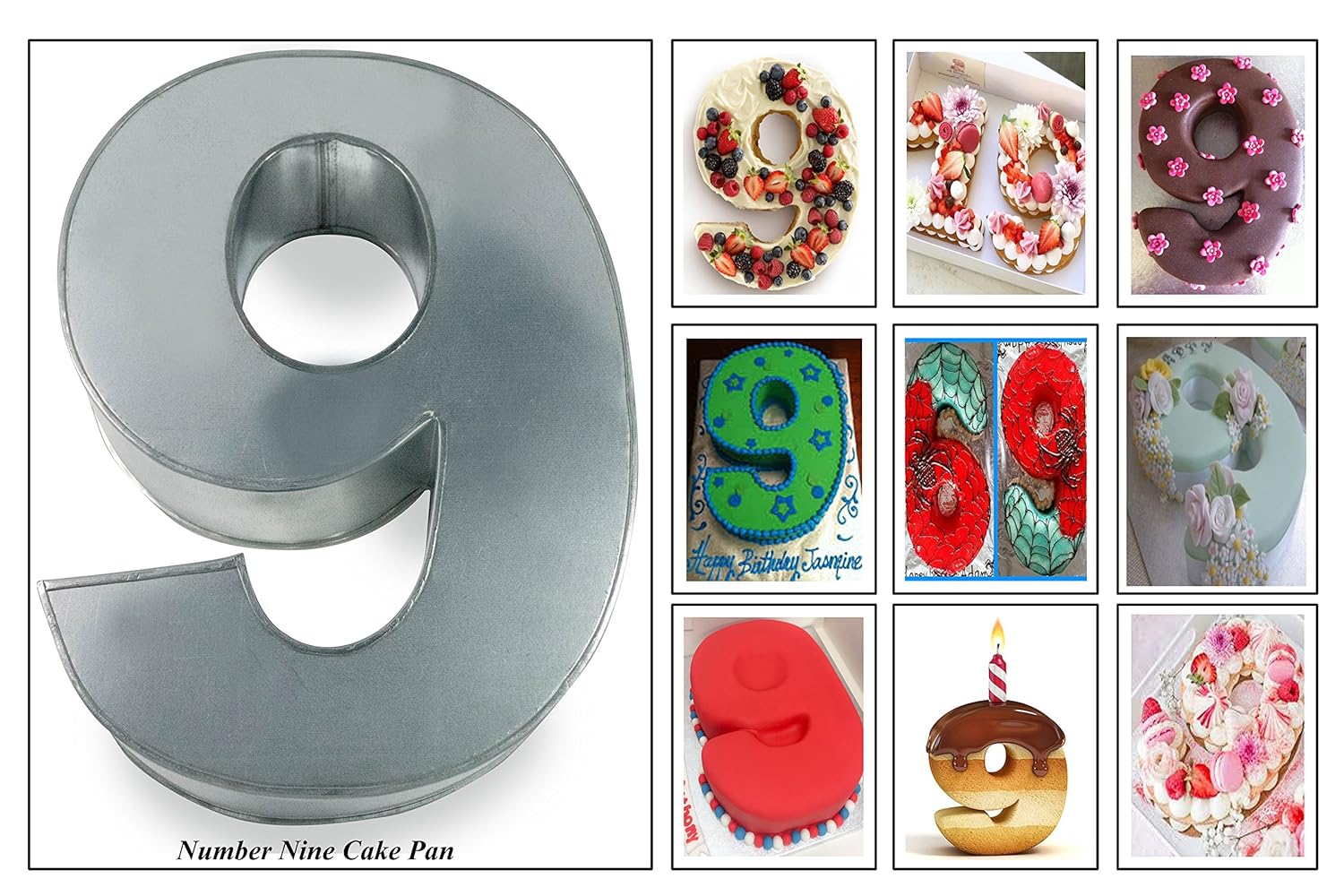 Small Number Cake Tin 9 Amazon.de Küche & Haushalt