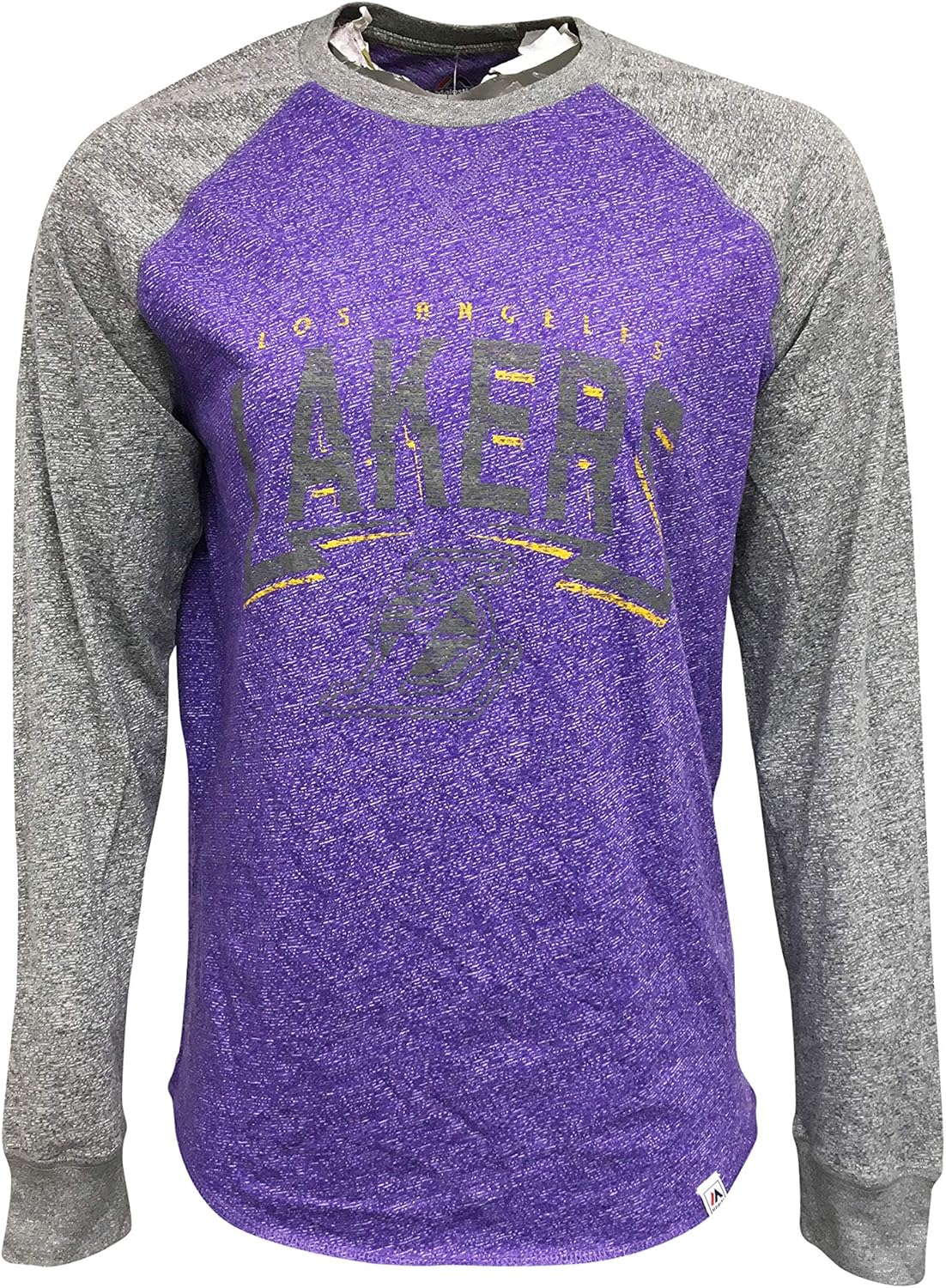 Amazon.com: Majestic Men's Los Angeles Lakers Long Sleeve T-Shirt Cotton/Polyester Blend 