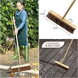 TDBS The Dustpan and Brush Store 18 Inch Yard Brush with Bassine Bristles view 2