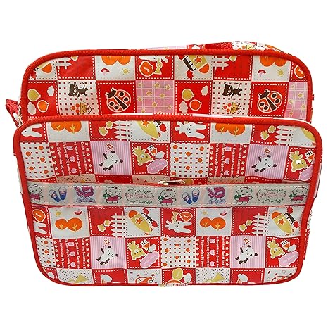 Glitter Collection Mumy and Baby Bag Water Proof specious Design Diaper and Nappy Changing Bag Water Prof BOMRED002