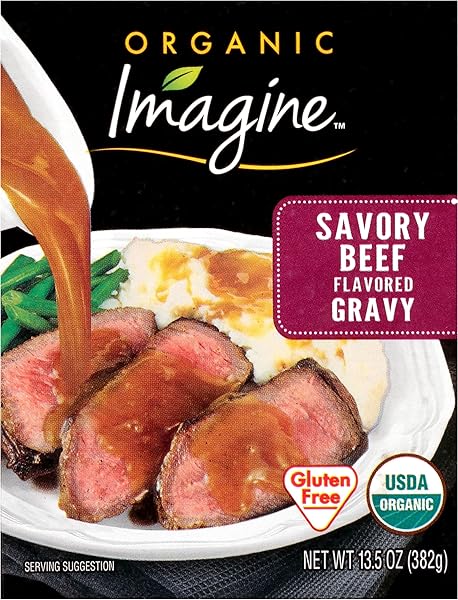 IMAGINE ORGANIC SAVORY BEEF FLAVORED GRAVY 13.5 OZ
