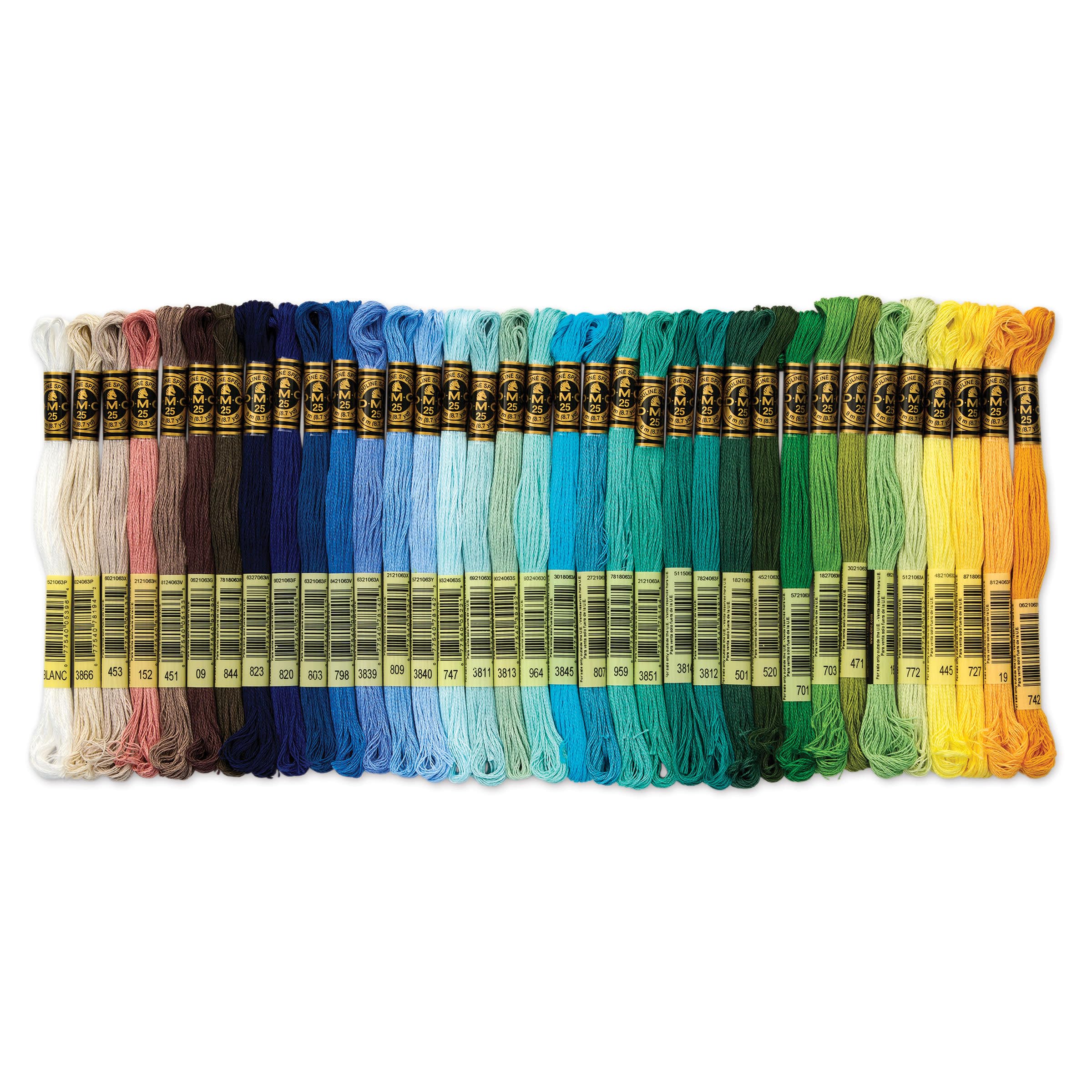 DMC Embroidery Floss Tin 8.7yd 35/Pkg-Scenic Colors -117ZAM