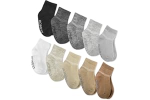 HonestBaby Baby Girls' Cozy Socks (Multipack)