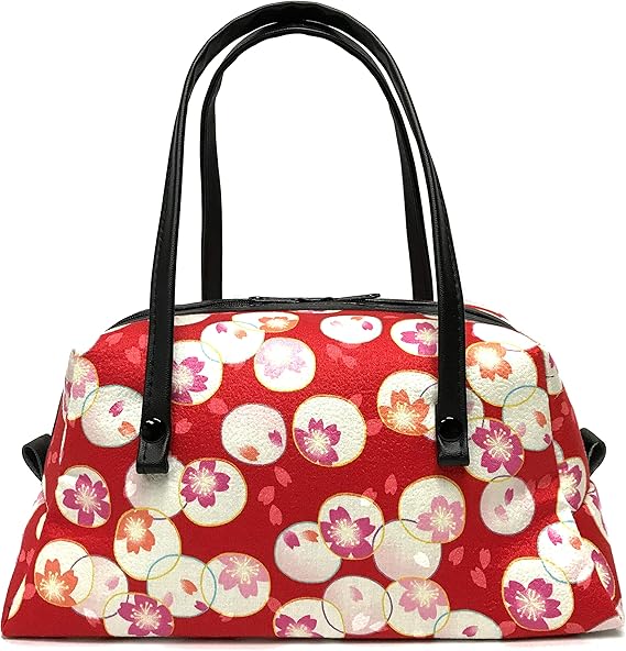 Amazon Co Jp 和柄 ミニボストンバッグ 手提げバッグ レトロ モダン 浴衣バッグ 袴 きもの バッグ 鞄 服 ファッション小物