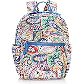 Cotton Small Backpack, Harbor Paisley, One Size