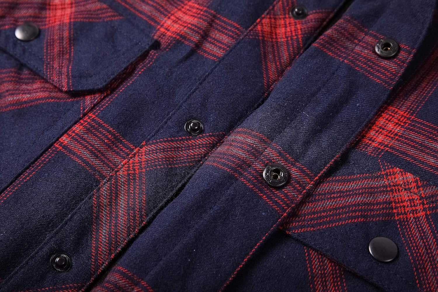 ZENTHACE Men's Thicken Plaid Hooded Flannel Shirt Jacket with Quilted Lined at  Men’s Clothing store