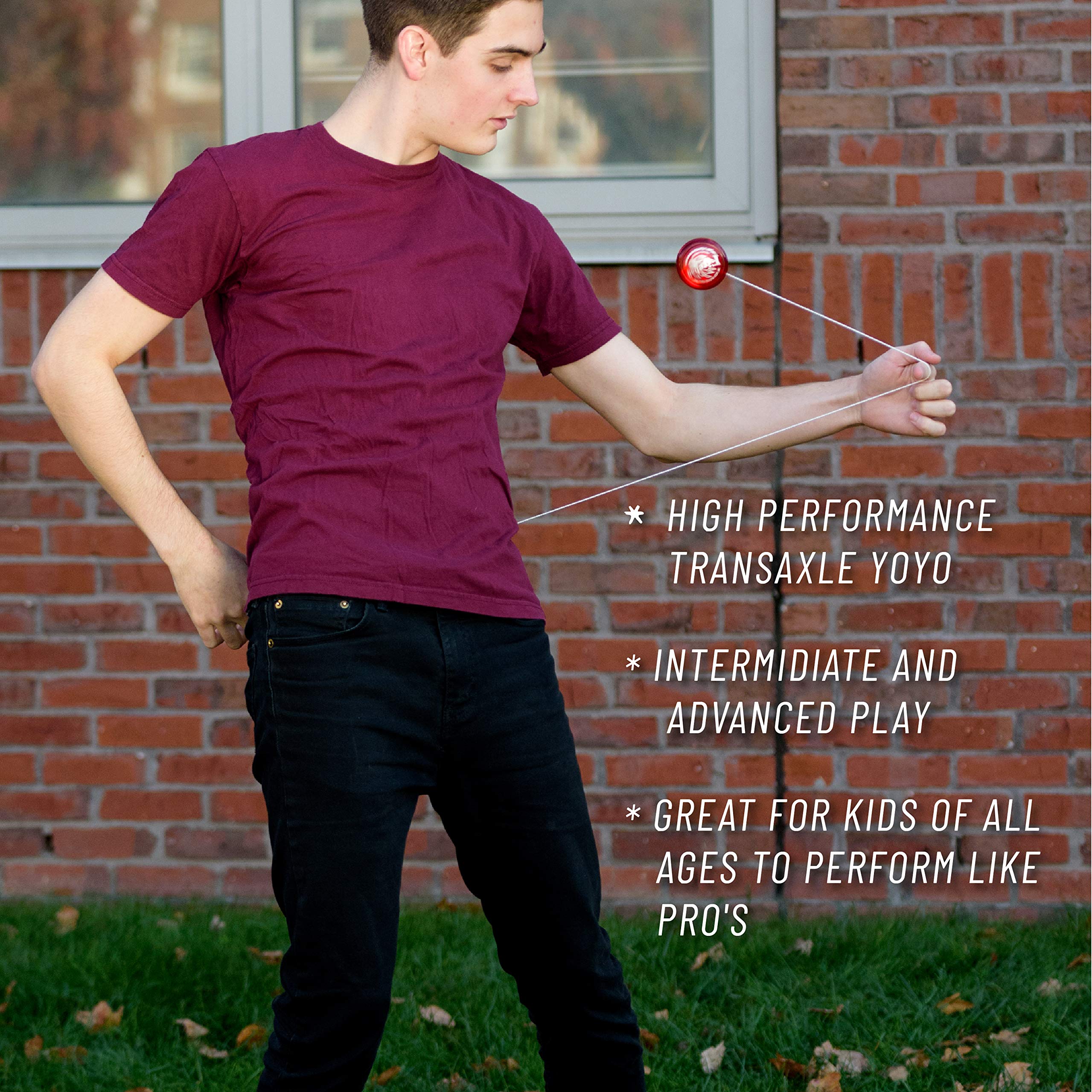 Yomega Fireball High Performance Transaxle Yoyo, for Intermediate