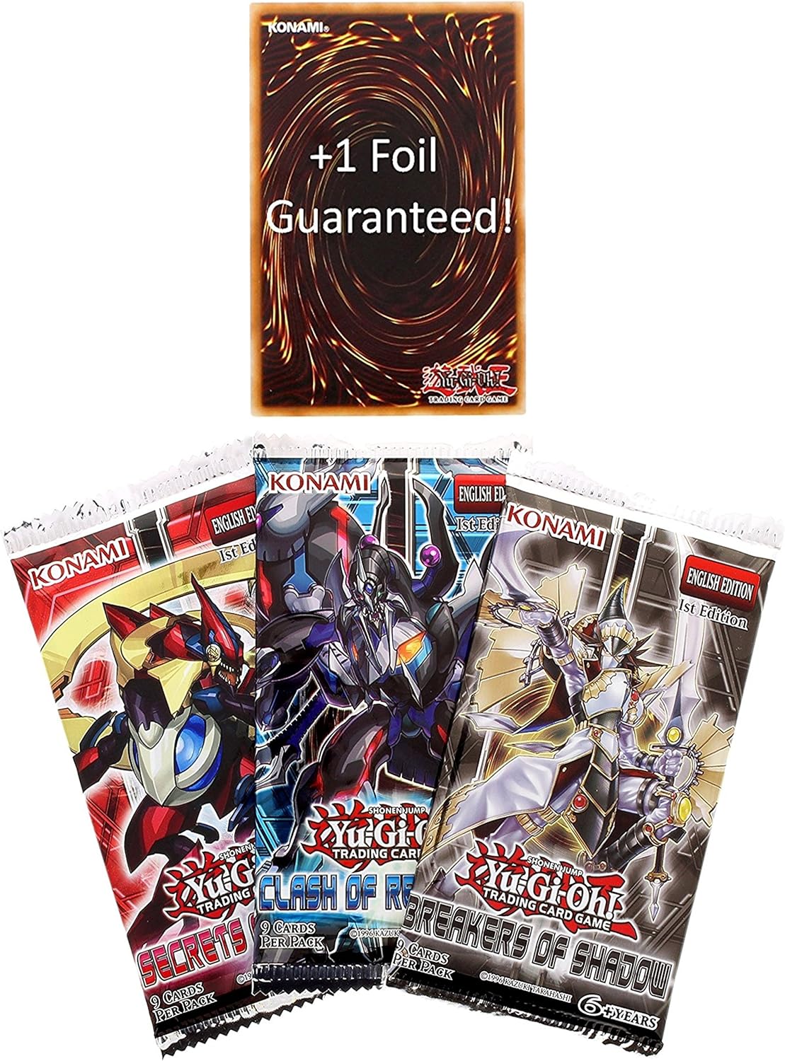 YU-GI-OH! TCG: Blister Pack Containing 3 Booster Packs and A Guaranteed Foil Card