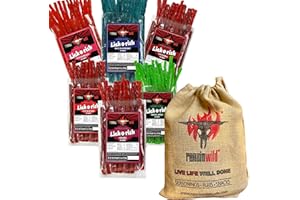 RUNNINWILD Licorice Candy Assortment | 6 POUNDS of Licorice Total (Licorice Candy Variety Pack of 6 flavors, 1 pound each)