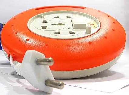 UM Power Wheel - Extension Board 2 Pin Flex Box 10 Mtr Pure Copper With Indicator