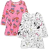 Spotted Zebra Girls' Big Disney Star Wars Marvel Frozen Princess Knit Long-Sleeve Play Dresses