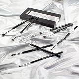Oscar Charles 8-Piece Professional Eye Makeup Brush Set Silver view 3