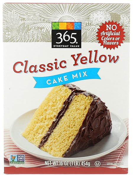 365 EVERYDAY VALUE, CLASSIC YELLOW CAKE MIX, 16 OZ