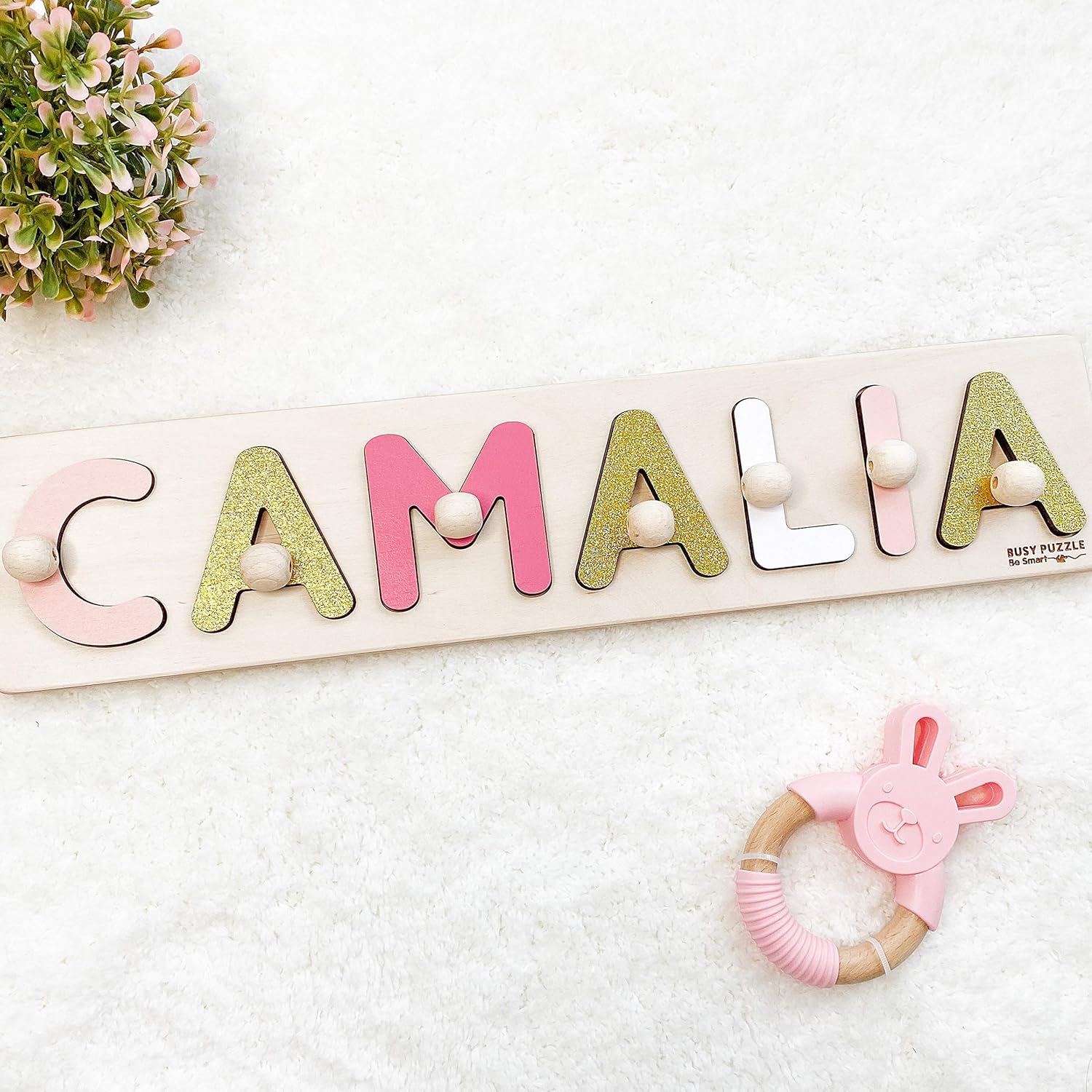 personalized name puzzle for 1 year old