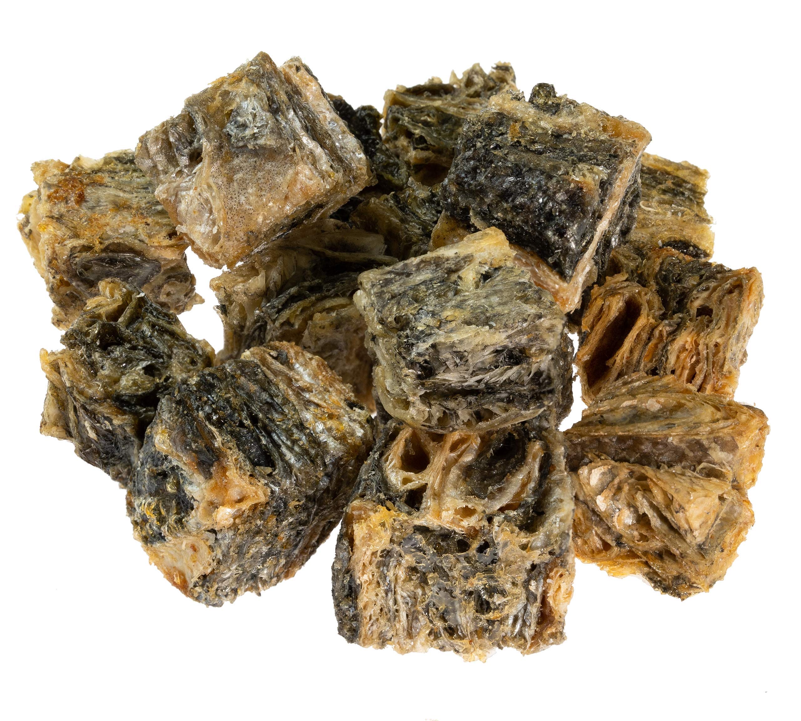 Bounce and Bella Fish Skin Snacks - Low-Fat Dog Treats - 100% Whitefish, Single-Ingredient Hypoallergenic Chews for Your Dog or Puppy (100g per Pack)