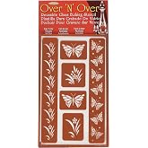 Armour Etch Over N Over Stencil, Butterflies
