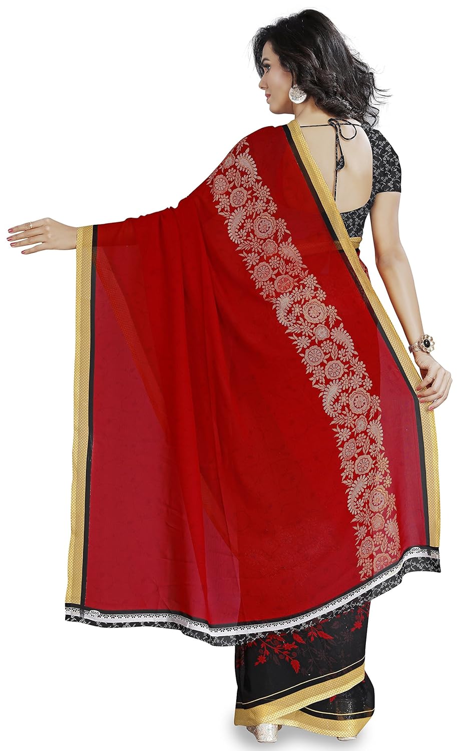 kashvi saree women's saree with blouse piece