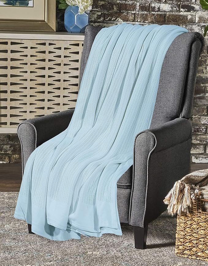 Sapphire Collection Pure 100 organic Cotton thermal Soft Lightweight