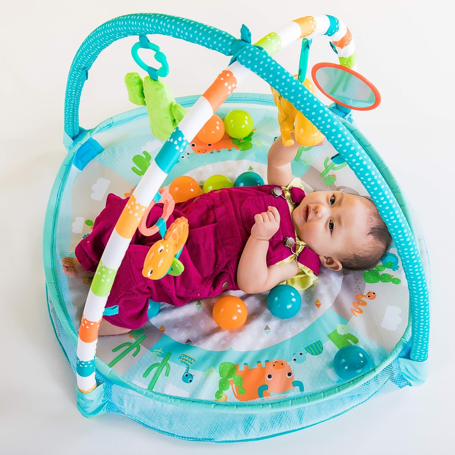 bright starts play mat ball pit