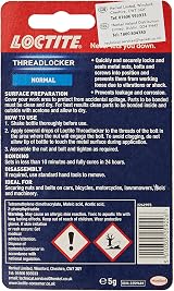 Loctite Threadlocker Locks & Seals All Metal Nuts Balls Screws 5g view 3