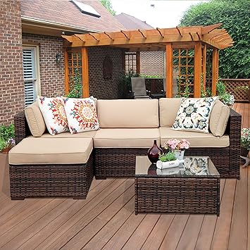 Amazon.com : Super Patio Outdoor Patio Furniture Set, 80-Piece All ...