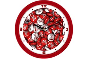 SunTime Texas Tech Red Raiders - Candy Wall Clock