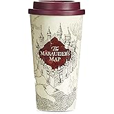 Paladone Harry Potter Marauders Map Travel Coffee Cup (450 ml) I Solemnly Swear I Am Up To No Good, Harry Potter Mug & Gift for Adults