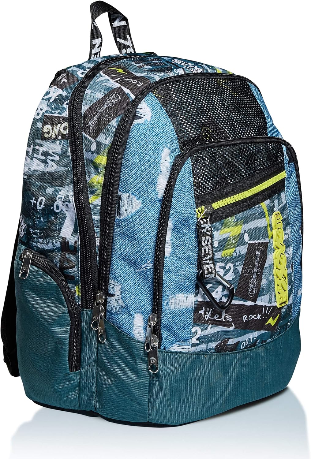 Seven Advanced Backpack - Urban Rock, Blue - School and Leisure, Double Compartment, 43 - Image 3