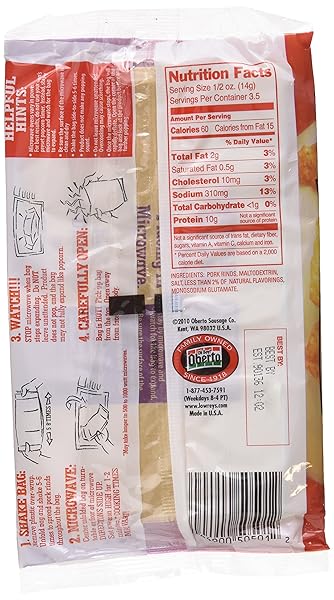 LOWREY’S BACON CURLS MICROWAVE PORK RINDS, 1.75 OZ/PACK (PACK OF 6)