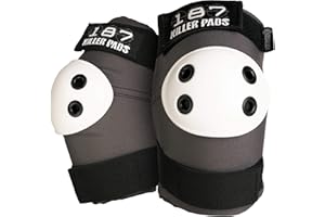187 KILLER PADS -ELBOW - M Grey with White Cap (ELMA107)