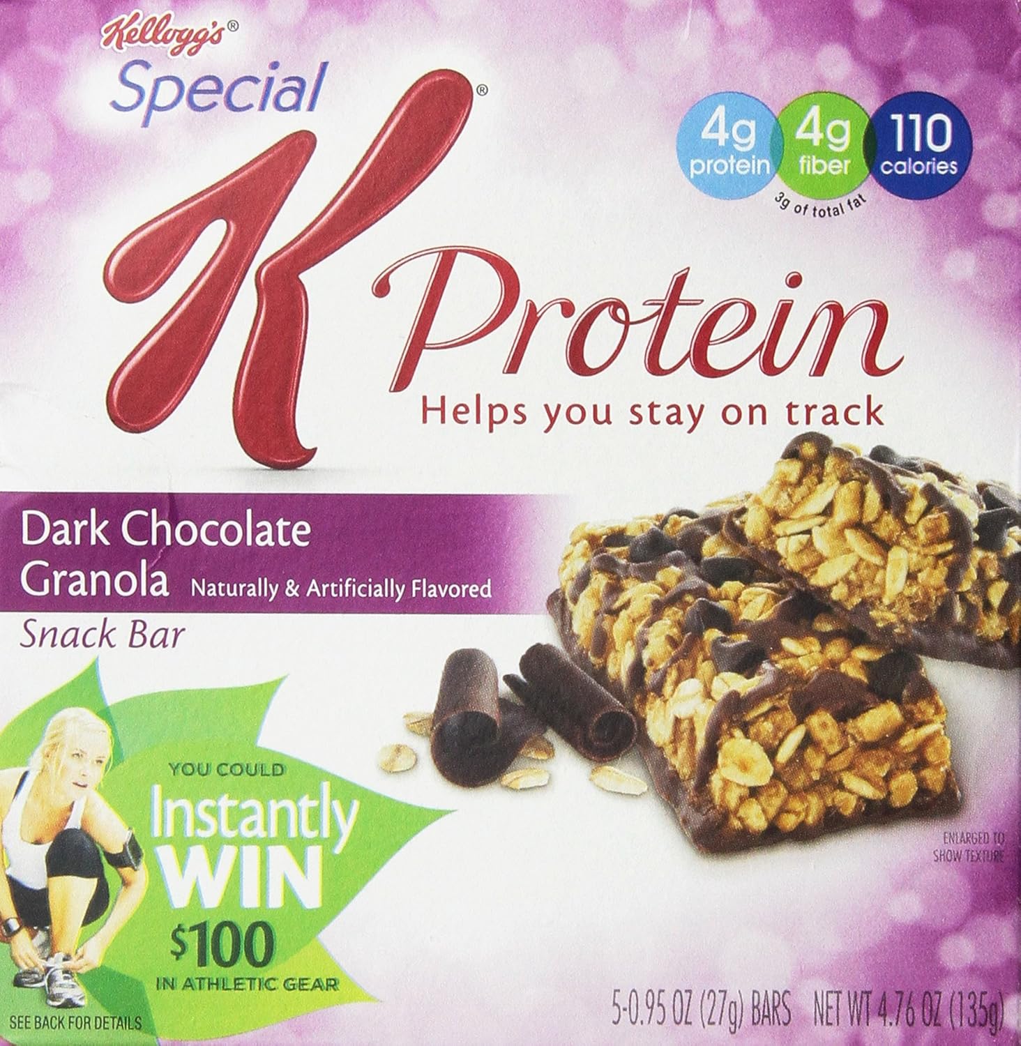 Kellogg's, Special K, Protein Granola Bars, Dark Chocolate, 4.76oz Box