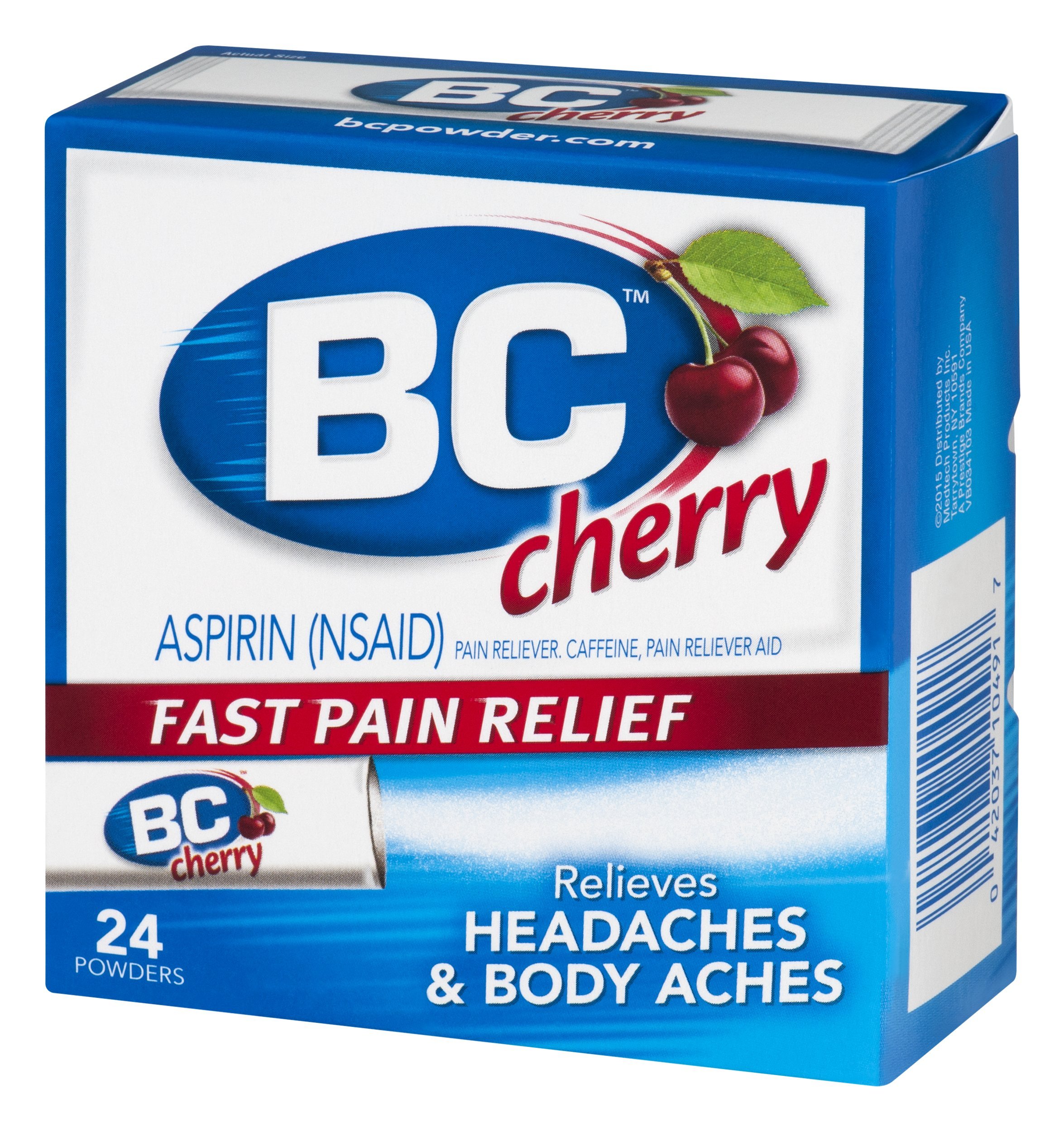 BC Aspirin Fast Pain Relief Powder Quickly Relieves Pain Due to